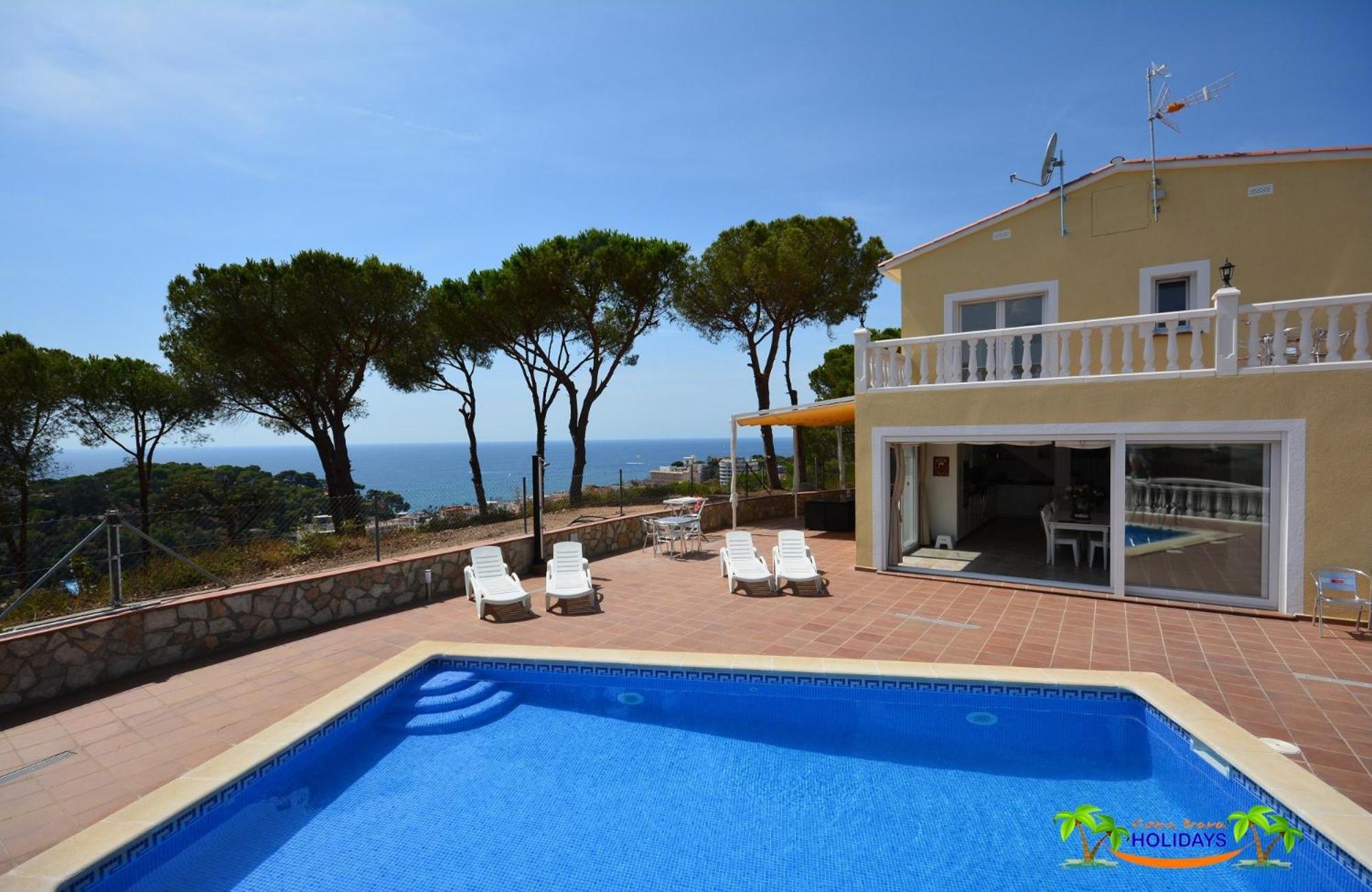 Costa Brava Holidays Yuca, Sea Views, Pool Villa Lloret de Mar